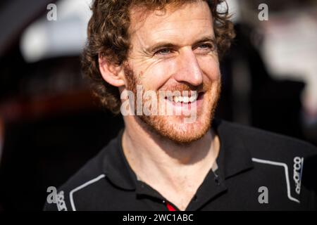 Riyadh, Arabie Saoudite. 13th Jan, 2024. DE SOULTRAIT Xavier (fra), Sébastien Loeb Racing - Bardahl Team, Polaris RZR Pro R, FIA SSV, portrait during the rest day of the Dakar 2024 on January 13, 2024 in Riyadh, Saudi Arabia - Photo Julien Delfosse/DPPI Credit: DPPI Media/Alamy Live News Stock Photo