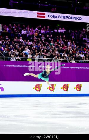 Sofja STEPCENKO (LAT), During Women Free Skating, At The ISU European ...