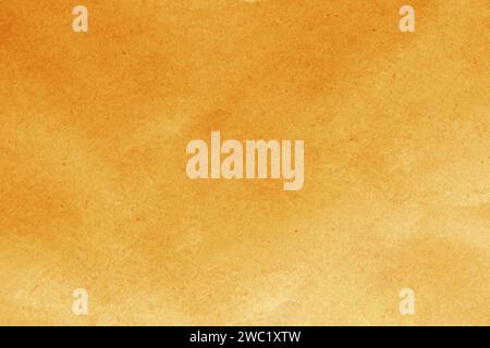 Cardboard background from natural crumpled paper in orange color..... Stock Photo