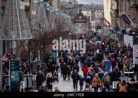 Buchanan street, Glasgow,Escocia, Reino Unido Stock Photo