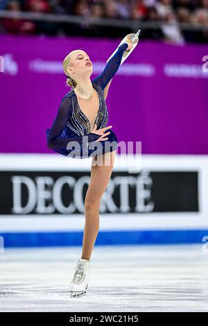 Kimmy REPOND (SUI), during Women Practice, at the ISU European Figure