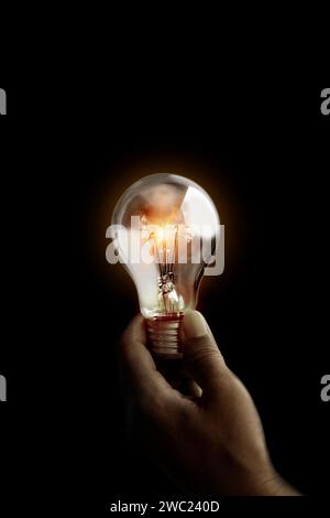 Creative new idea. Innovation, brainstorming, inspiration, and solution concepts. Stock Photo