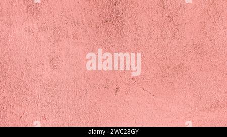Texture of old worn red plaster on the wall. Stucco seamless background. Stock Photo