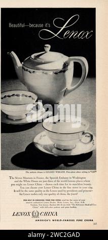 Vintage "Good Housekeeping" March 1953 Magazine Advert, USA Stock Photo