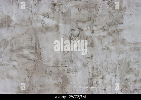 Rustic Putty Pattern Grey Texturized grey putty. Vintage or grungy background of venetian stucco ...