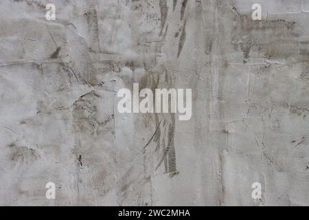 Texture of plaster on the wall. Gray background wall. Stock Photo