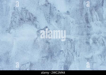 Abstract background of fresh blue, plaster on the wall. Stock Photo