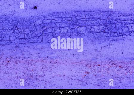 Rusty metal flaking paint. Texture for design with copy space. Stock Photo