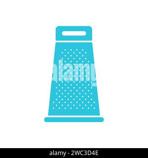 Hand grater icon sign, symbol. Flat design. Blue icon on white background. From blue icon set. Stock Vector