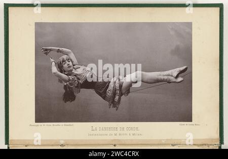 The Rope Dancer The rope dancer Leonel Ricci, 1880 - 1888 Stock Photo - Alamy
