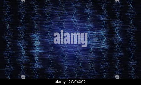 abstract futuristic hexagons on a dark blue background for network connection, computer, and communication technology. vector illustration Stock Vector