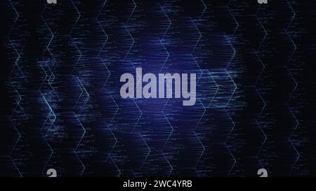 abstract futuristic hexagons on a dark blue background for network connection, computer, and communication technology. vector illustration Stock Vector