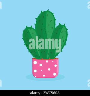 Cactus Plant Cute Illustration Stock Vector