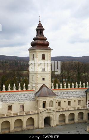 Krasiczyn castle near Przemysl. Poland Stock Photo