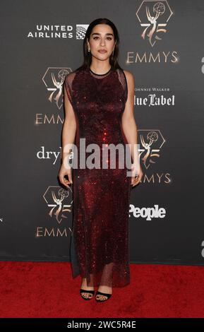 Simona Tabasco attends the 75th Emmy Awards Performers Nominee