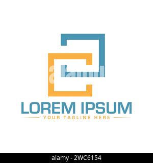 CD Letter Logo Design. Unique and Professional Logo Design. Stock Vector