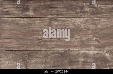 Dark old wooden table background texture top view Stock Photo