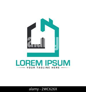 CH Letter Logo Design. Unique and Modern CH HC Letter Logo Design. Stock Vector