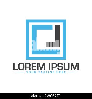 CL Letter Logo Design. Unique and Modern Logo Design. Professional Logo Design. Stock Vector