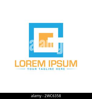 C Letter Logo Design. Unique and Modern Logo Design. Stock Vector