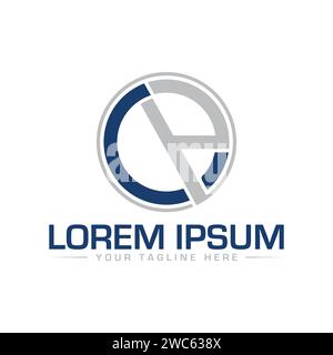 CP Letter Logo Design. Creative and Professional CP PC Logo Design. Stock Vector
