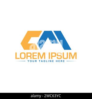 Simple and modern letter CM initials logo design Stock Vector Image ...