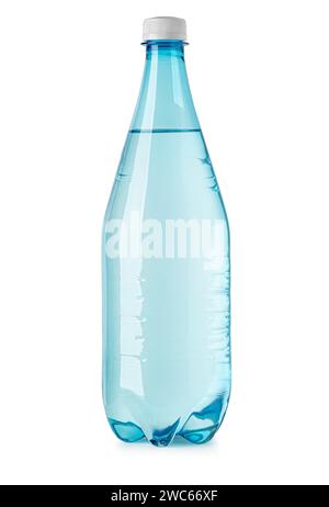 plastic water bottle isolated on white background Stock Photo