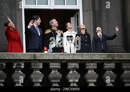 King Frederick, Prince Vincent, Crown Prince Christian, and Queen Mary ...