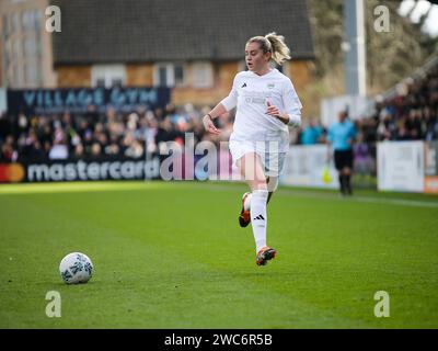 London, UK. 14th Jan, 2024. London, England, January 14 2024: Alessia Russo (23 Arsenal) in action during the Adobe Womens FA Cup game between Arsenal and Watford at Mangata Pay UK Stadium Meadow Park in London, England. (Jay Patel/SPP) Credit: SPP Sport Press Photo. /Alamy Live News Stock Photo