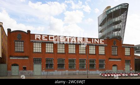 The famous Red Star Line Museum in Antwerp. Stock Photo