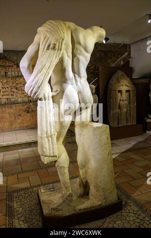 Many important historical artifacts are exhibited in the Anatolian Civilizations Museum in Ankara./turkey. Stock Photo