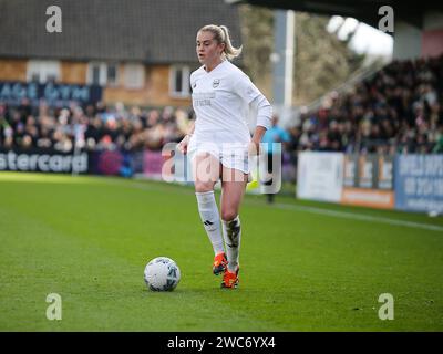 London, UK. 14th Jan, 2024. London, England, January 14 2024: Alessia Russo (23 Arsenal) in action during the Adobe Womens FA Cup game between Arsenal and Watford at Mangata Pay UK Stadium Meadow Park in London, England. (Jay Patel/SPP) Credit: SPP Sport Press Photo. /Alamy Live News Stock Photo