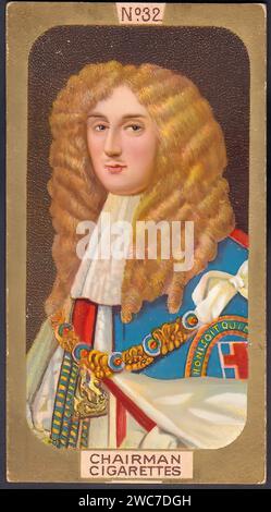 Thomas Osborne, First Duke of Leeds - Vintage Cigarette Card Illustration Stock Photo