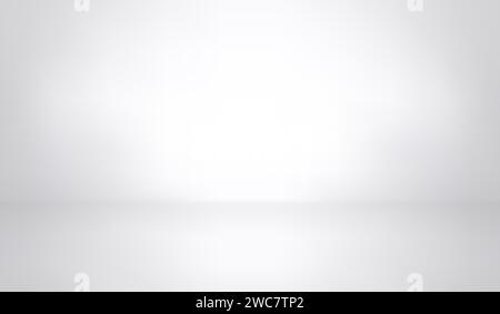 Empty studio background. White simple room interior design. Vector ...