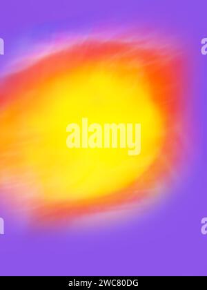 Scenic of  sunrise on the orange sky out of focus background. Stock Photo