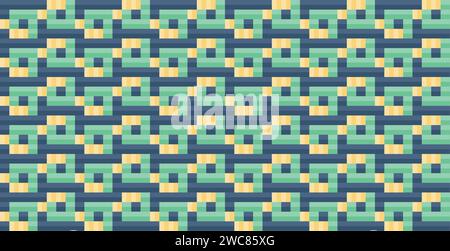 seamless traditional woven pattern called Anyaman Stock Vector