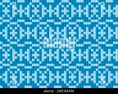 seamless traditional woven pattern called Anyaman Stock Vector