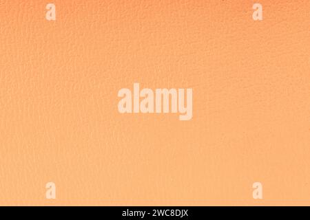 Orange leather texture background. Stock Photo
