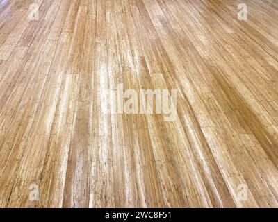 Horizontal wood paneling, creating a sense of space and openness in your design layout. Stock Photo