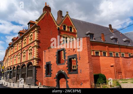 Hospice Comtesse, a museum at Lille, France Stock Photo
