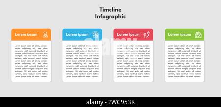 Timeline infographics. Modern design template. Vector illustration ...