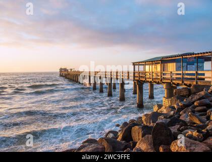 Namibia Swakopmund Jetty Stock Photo