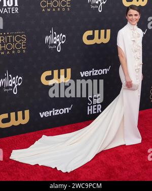 Los Angeles, USA. 06th Dec, 2022. Keri Russell arrives at the 29th Annual Critics Choice Awards held at the Barker Hangar in Santa Monica, CA on Sunday, ?January 14, 2024. (Photo By Sthanlee B. Mirador/Sipa USA) Credit: Sipa USA/Alamy Live News Stock Photo