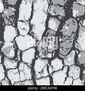 Tree bark texture vector illustration.Grunge rough effect wood abstract bacground graphic design banner poster greeting card celebration event templat Stock Vector