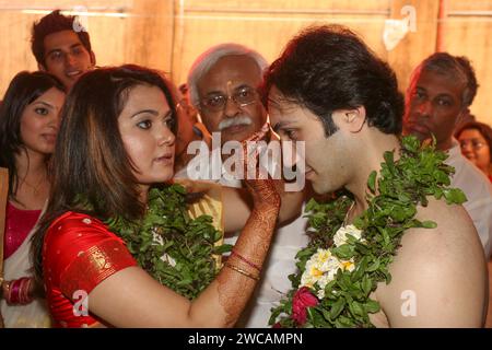 INDIAN WEDDING IN MUMBAI INDIA Stock Photo