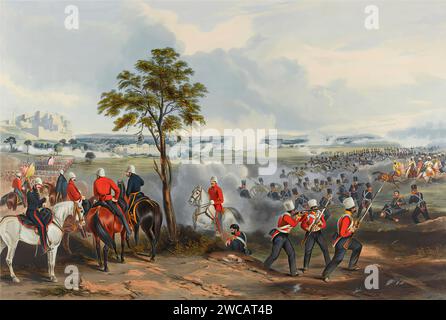 Battle of Gujrat, Second Anglo-Sikh War, 21 February 1849 Stock Photo