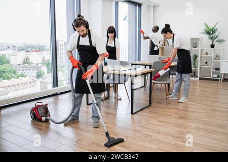 Professional cleaning company. Stock Photo