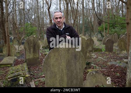 Ian Dungavell, CEO, Friends of Highgate Cemetery Trust, North London, as the graveyard secures £100,000 of National Lottery funding for renovations. Stock Photo