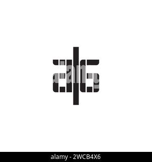 AG geometric bold concept in high quality professional design that will print well across any print media Stock Vector