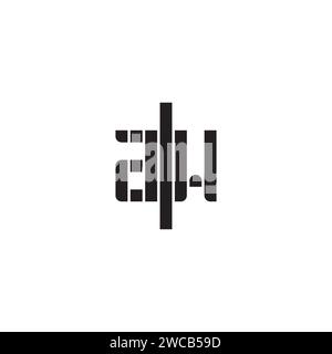 AW geometric bold concept in high quality professional design that will print well across any print media Stock Vector